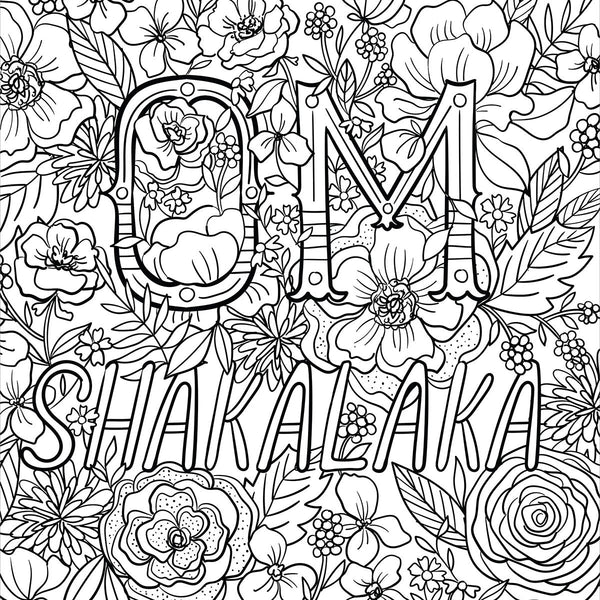 Inner Fucking Peace Coloring Book