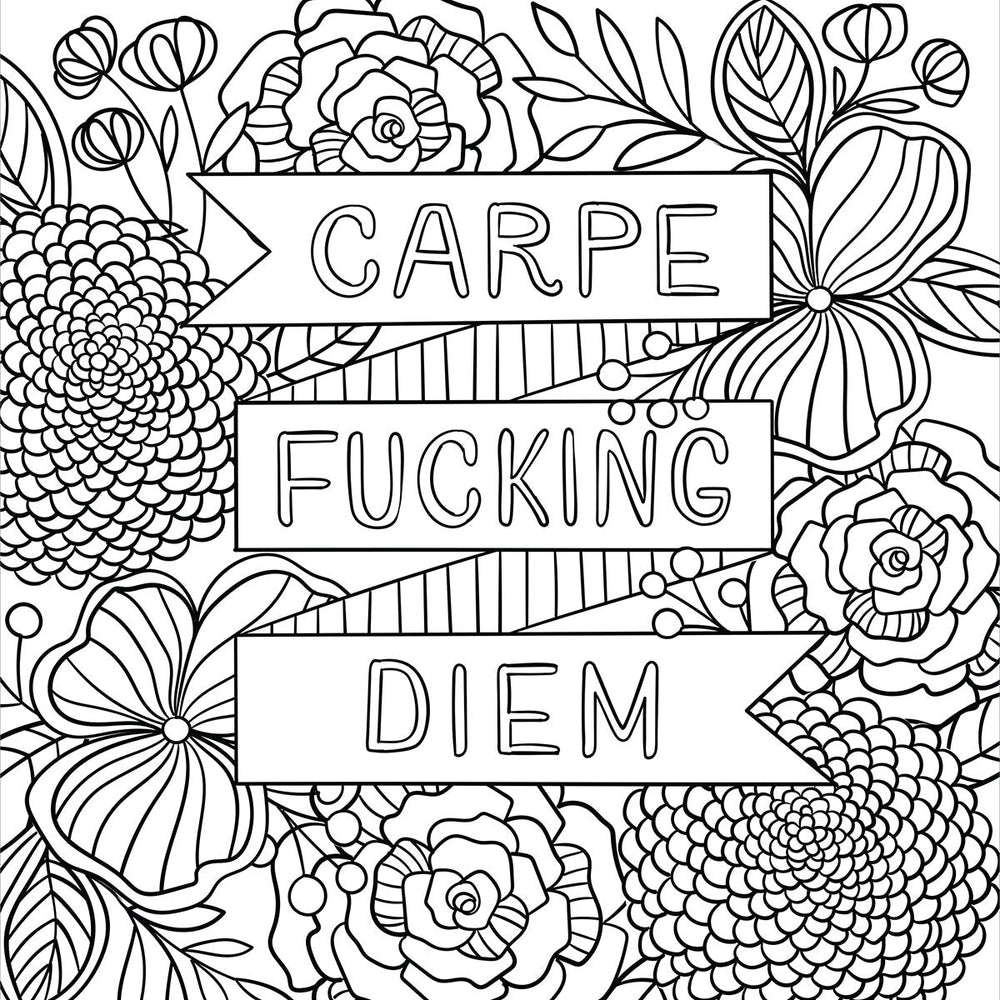 Inner Fucking Peace Coloring Book