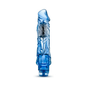 Wild Ride Realistic 9 in. Vibrating Dildo Blue