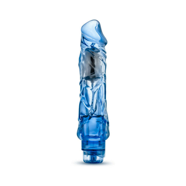 Wild Ride Realistic 9 in. Vibrating Dildo Blue