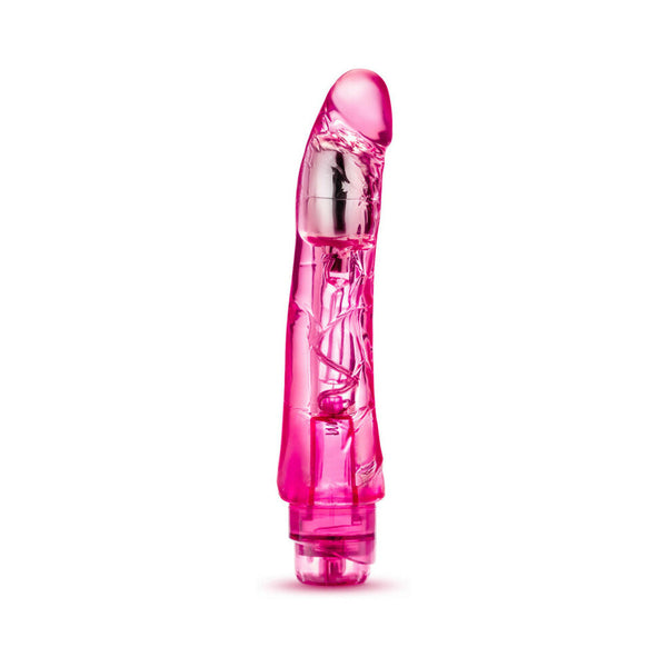 Mambo Vibe Realistic 9 in. Vibrating Dildo Pink