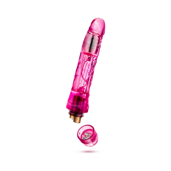 Mambo Vibe Realistic 9 in. Vibrating Dildo Pink