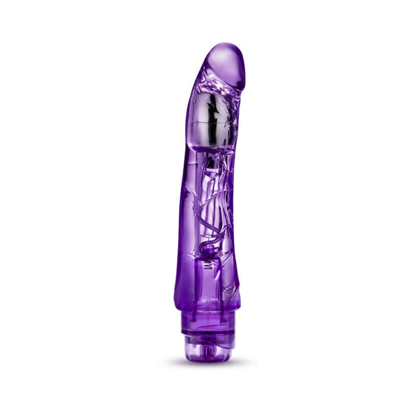 Mambo Vibe Realistic 9 in. Vibrating Dildo Purple