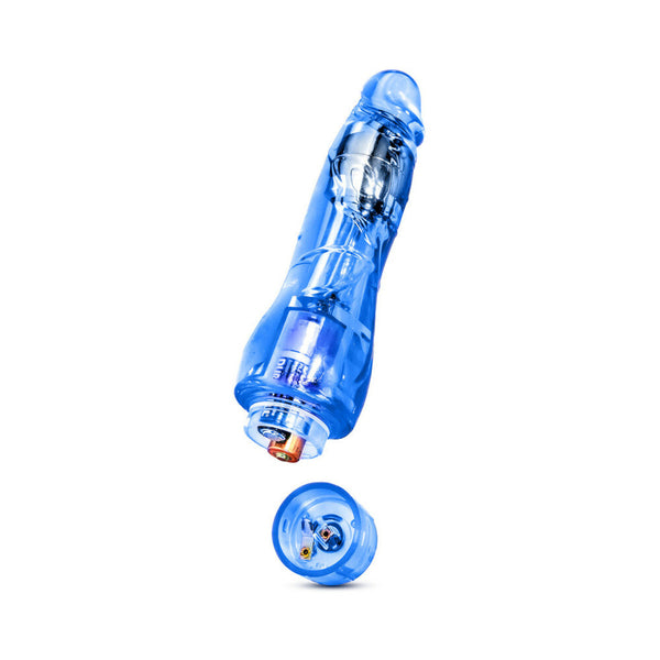 Fantasy Vibe Realistic 8.5 in. Vibrating Dildo Blue