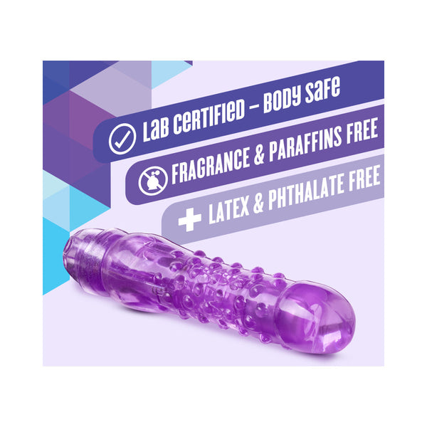 Bump n'' Grind Textured Slimline Vibrator Purple