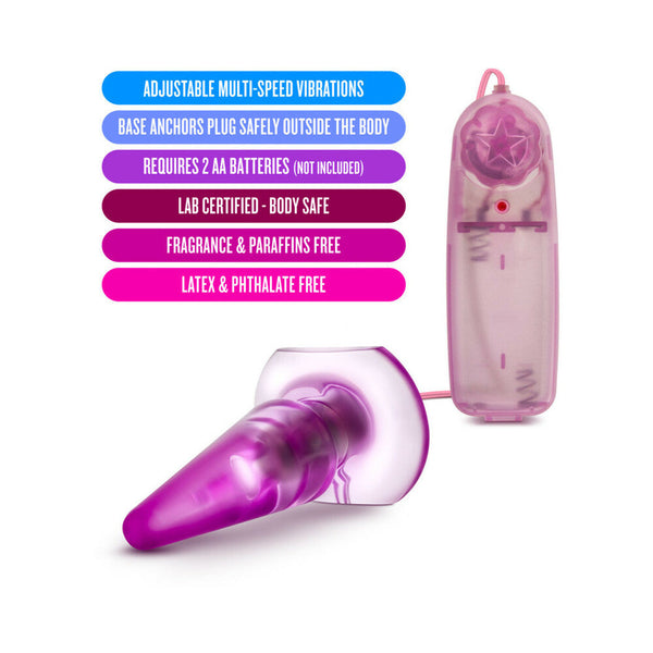 Basic Anal Pleaser Remote-Controlled Vibrating Anal Plug Pink
