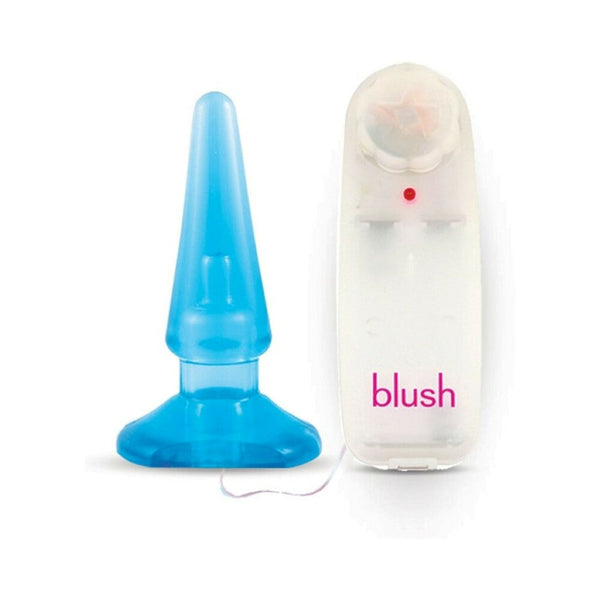 Basic Anal Pleaser Remote-Controlled Vibrating Anal Plug Blue