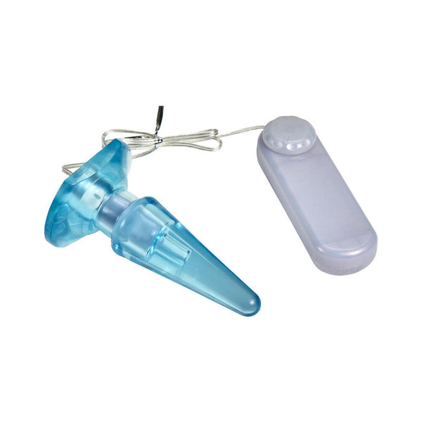 Basic Anal Pleaser Remote-Controlled Vibrating Anal Plug Blue