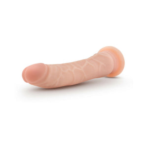 Mr. Slim 9.25 in. Posable Dual Density Dildo Beige