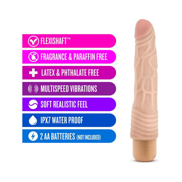 Vibe 2 Realistic 9 in. Vibrating Dildo Beige