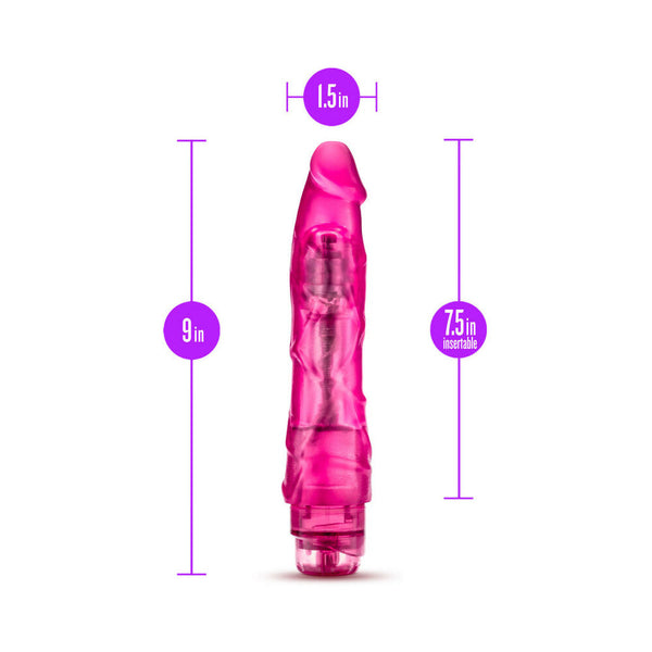 Vibe 1 Realistic 9 in. Vibrating Dildo Pink