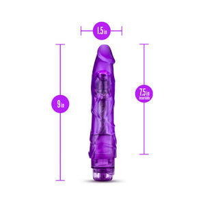 Vibe 1 Realistic 9 in. Vibrating Dildo Purple