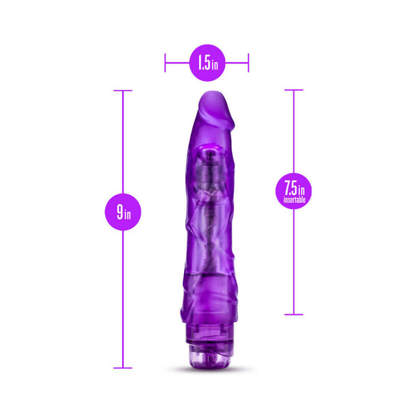 Vibe 1 Realistic 9 in. Vibrating Dildo Purple