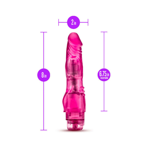Vibe 4 Realistic 8 in. Vibrating Dildo Pink