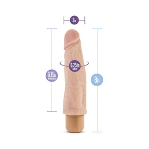 Vibe 14 Realistic 8 in. Vibrating Dildo Beige