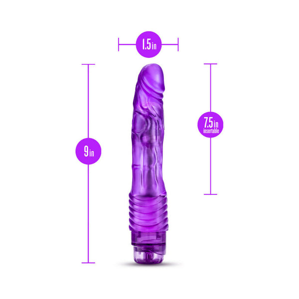 Vibe 2 Realistic 9 in. Vibrating Dildo Purple