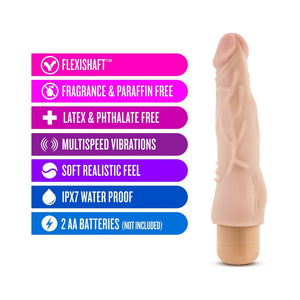Vibe 4 Realistic 8 in. Vibrating Dildo Beige