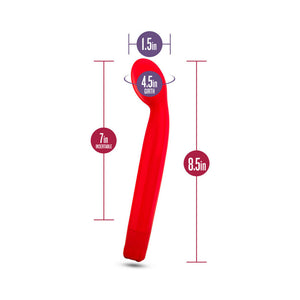 G Slim Multispeed Slimline G-Spot Vibrator Red