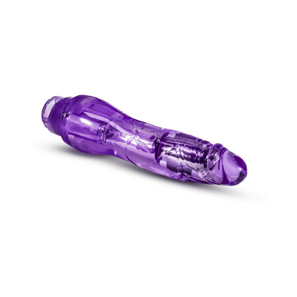 Fantasy Vibe Realistic 8.5 in. Vibrating Dildo Purple