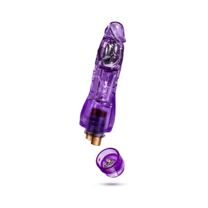 Fantasy Vibe Realistic 8.5 in. Vibrating Dildo Purple