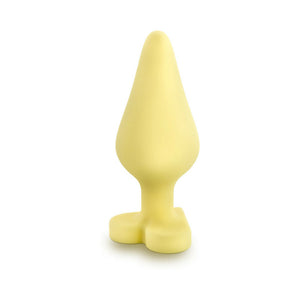 Naughty Candy Hearts ''Spank Me'' Anal Plug Yellow