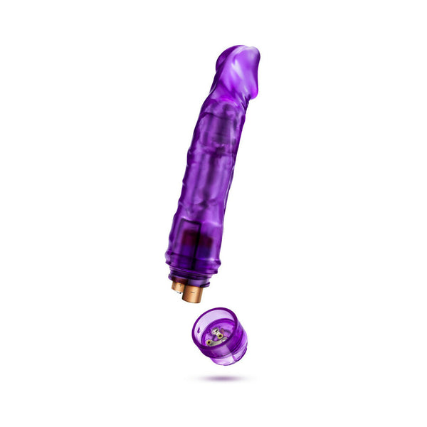 Vibe 6 Realistic 9.25 in. Vibrating Dildo Purple