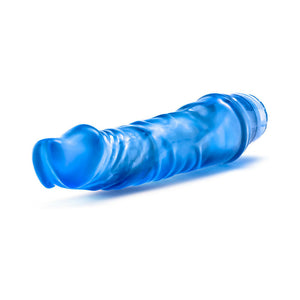 Vibe 6 Realistic 9.25 in. Vibrating Dildo Blue