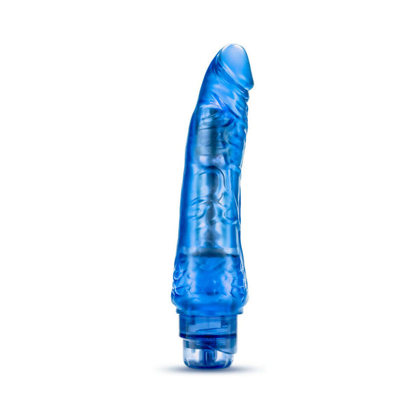 Vibe 7 Realistic 8.75 in. Vibrating Dildo Blue