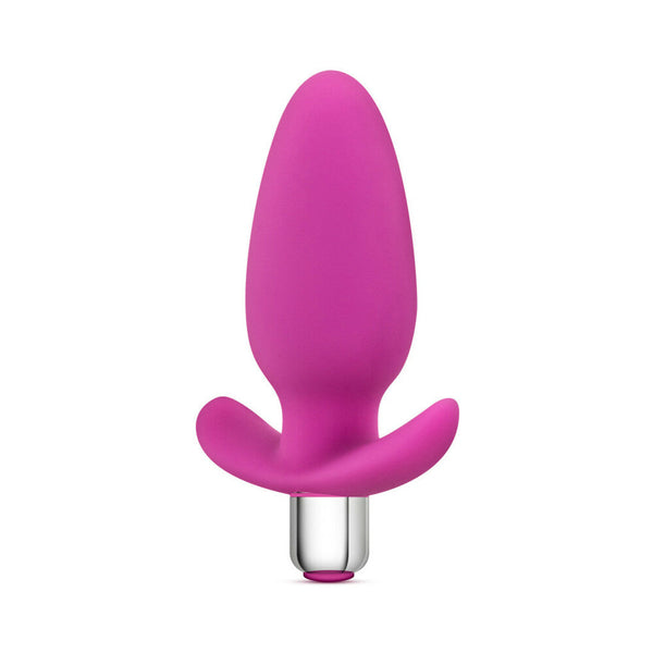 Little Thumper Vibrating Silicone Anal Plug Pink