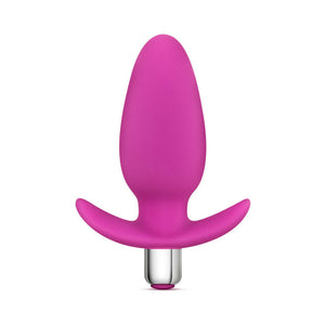 Little Thumper Vibrating Silicone Anal Plug Pink