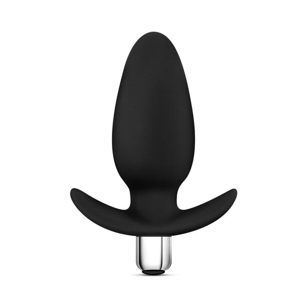 Little Thumper Vibrating Silicone Anal Plug Black