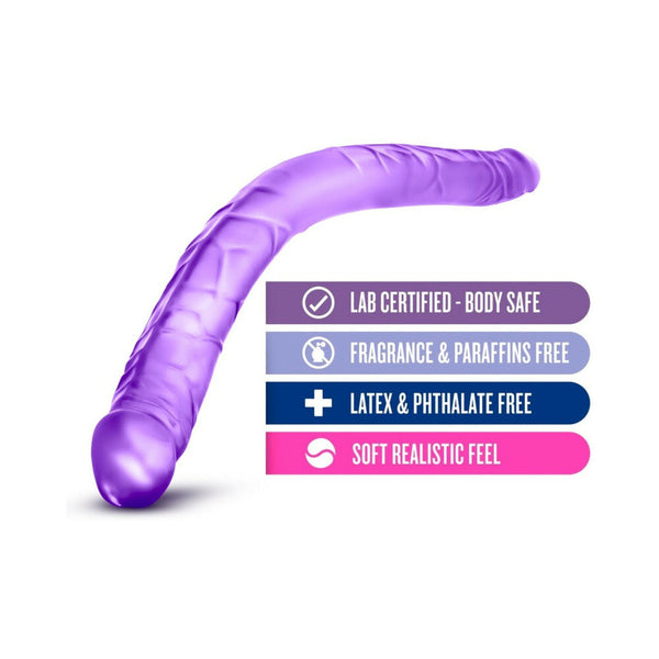 16 in. Double Dildo Purple
