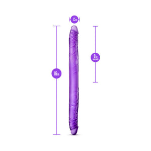 16 in. Double Dildo Purple