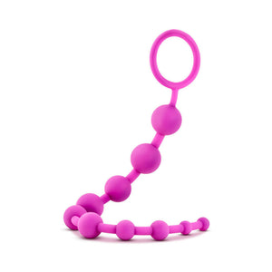 Silicone 10 Beads for Anal Play Pink