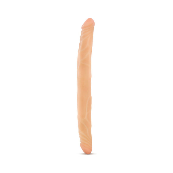 14 in. Double Dildo Beige