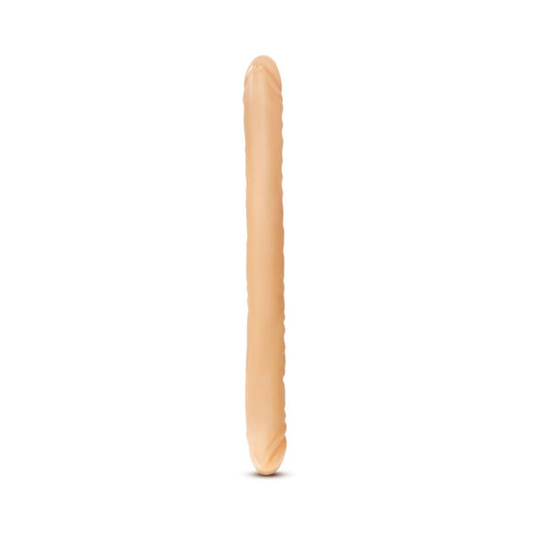 18 in. Double Dildo Beige