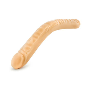 18 in. Double Dildo Beige