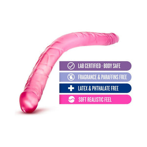 16 in. Double Dildo Pink