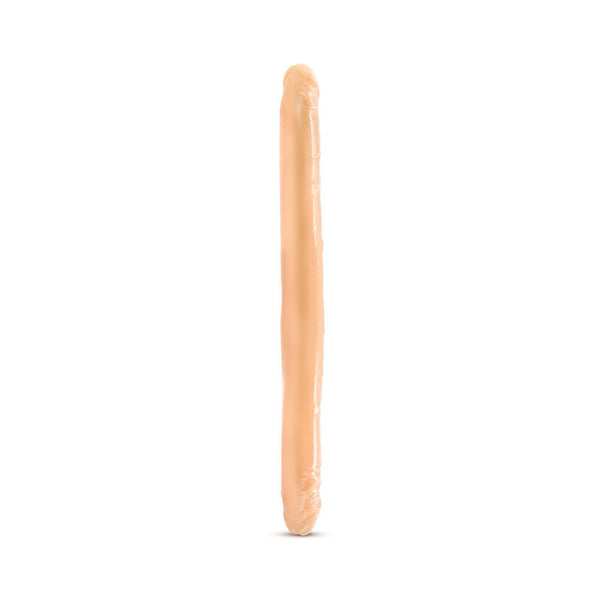 16 in. Double Dildo Beige