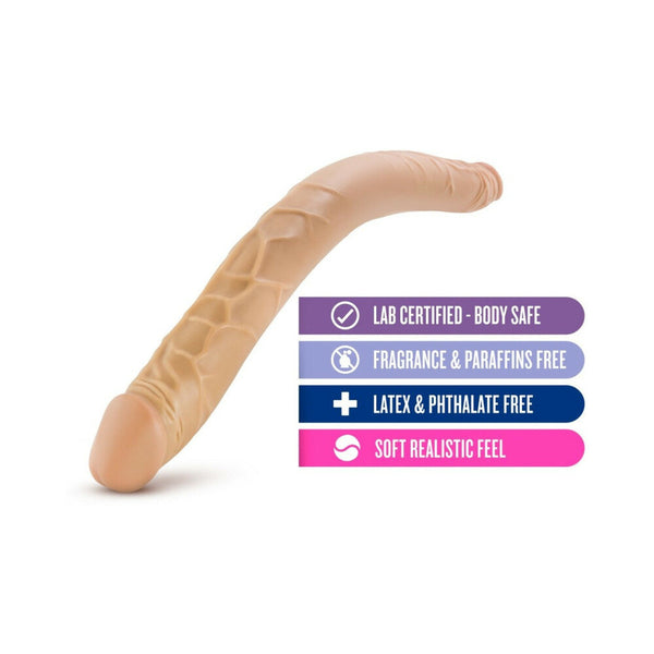 16 in. Double Dildo Tan
