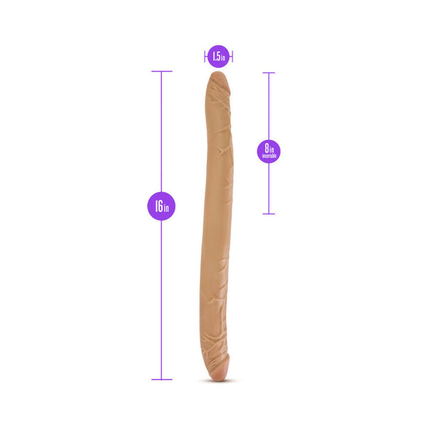16 in. Double Dildo Tan