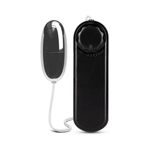 Silver Power Bullet Remote-Controlled Egg Vibrator Black