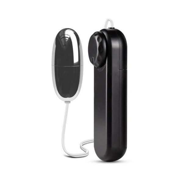 Silver Power Bullet Remote-Controlled Egg Vibrator Black