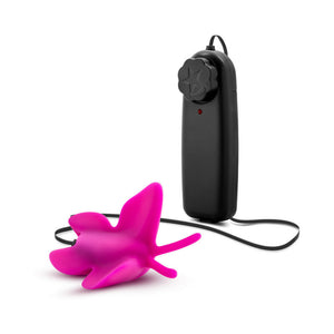 Butterfly Teaser Remote-Controlled Silicone Mini Vibrator Fuchsia