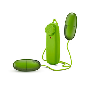 Double Pop Eggs Remote-Controlled Dual Bullet Vibrator Lime