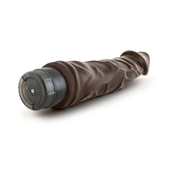 Vibe 6 Realistic 8.75 in. Vibrating Dildo Brown