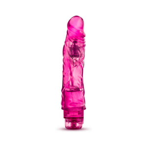 Blush Glow Dicks The Drop Realistic 8.5 in. Vibrating Dildo Pink