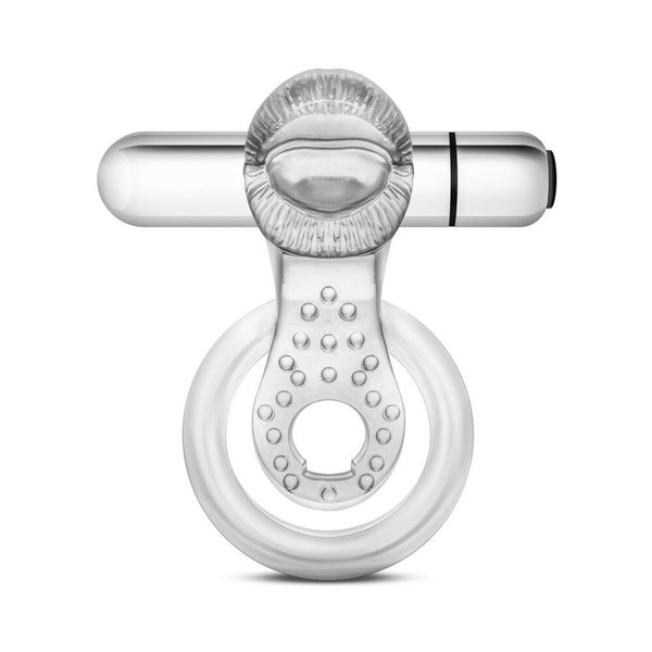 10 Function Vibrating Tongue Ring Clear