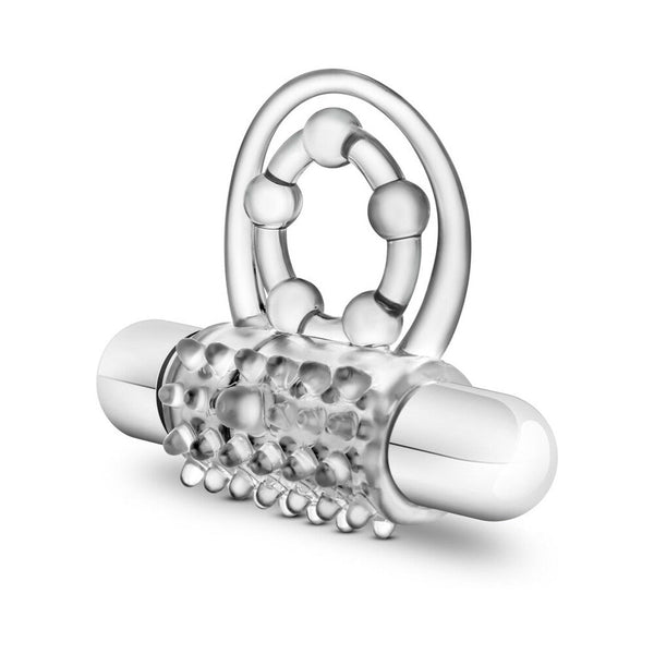 Vibrating Super Clitifier Cockring Clear
