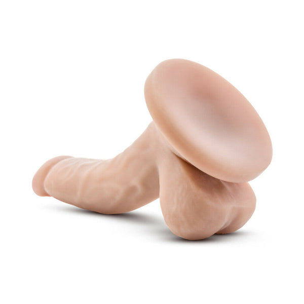 Mini Realistic 4 in. Dildo with Balls Beige